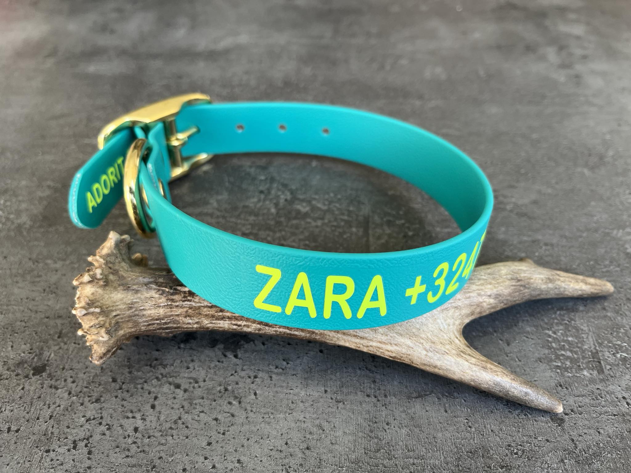Biothane collar WITH PRINT, 19mm (buckle)